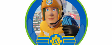 Zimowa odznaka - Strażak Sam 14