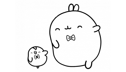 Molang kolorowanka